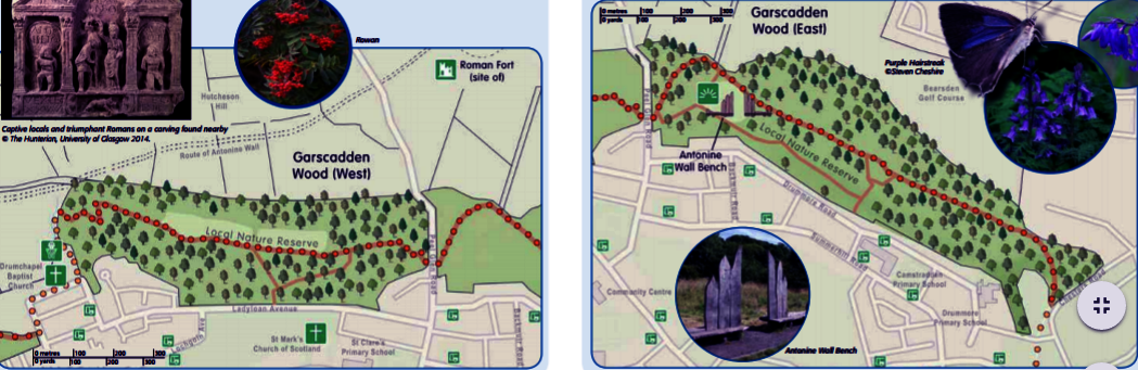 Garscadden Woods Route Map