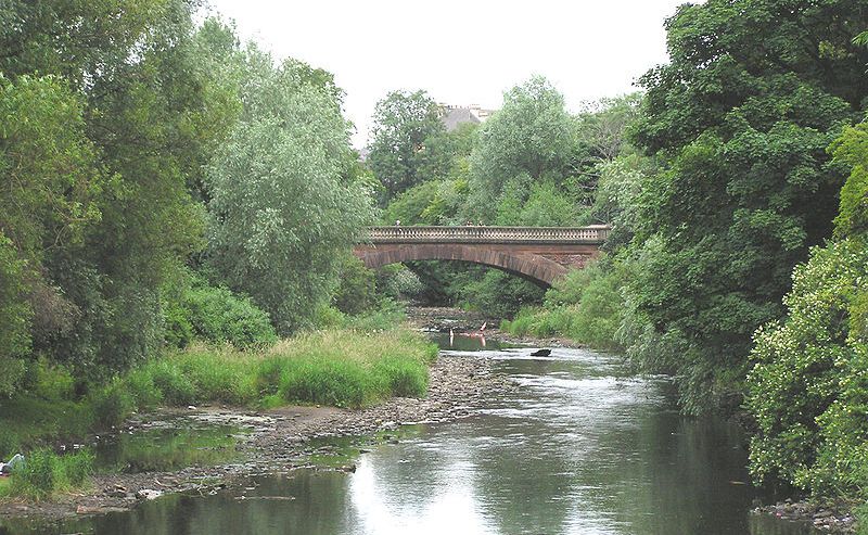 River Kelvin in Kelvingrove Park