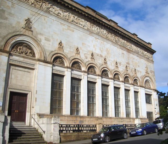 Hindu Mandir ( Hindu Temple ) at La Belle Place in Kelvingrove in Glasgow, Scotland