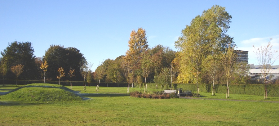 Auldhouse Park alongside the White Cart River