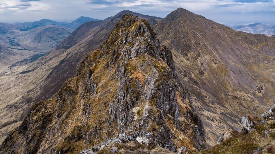 Aonach Eagach Ridge in Glencoe