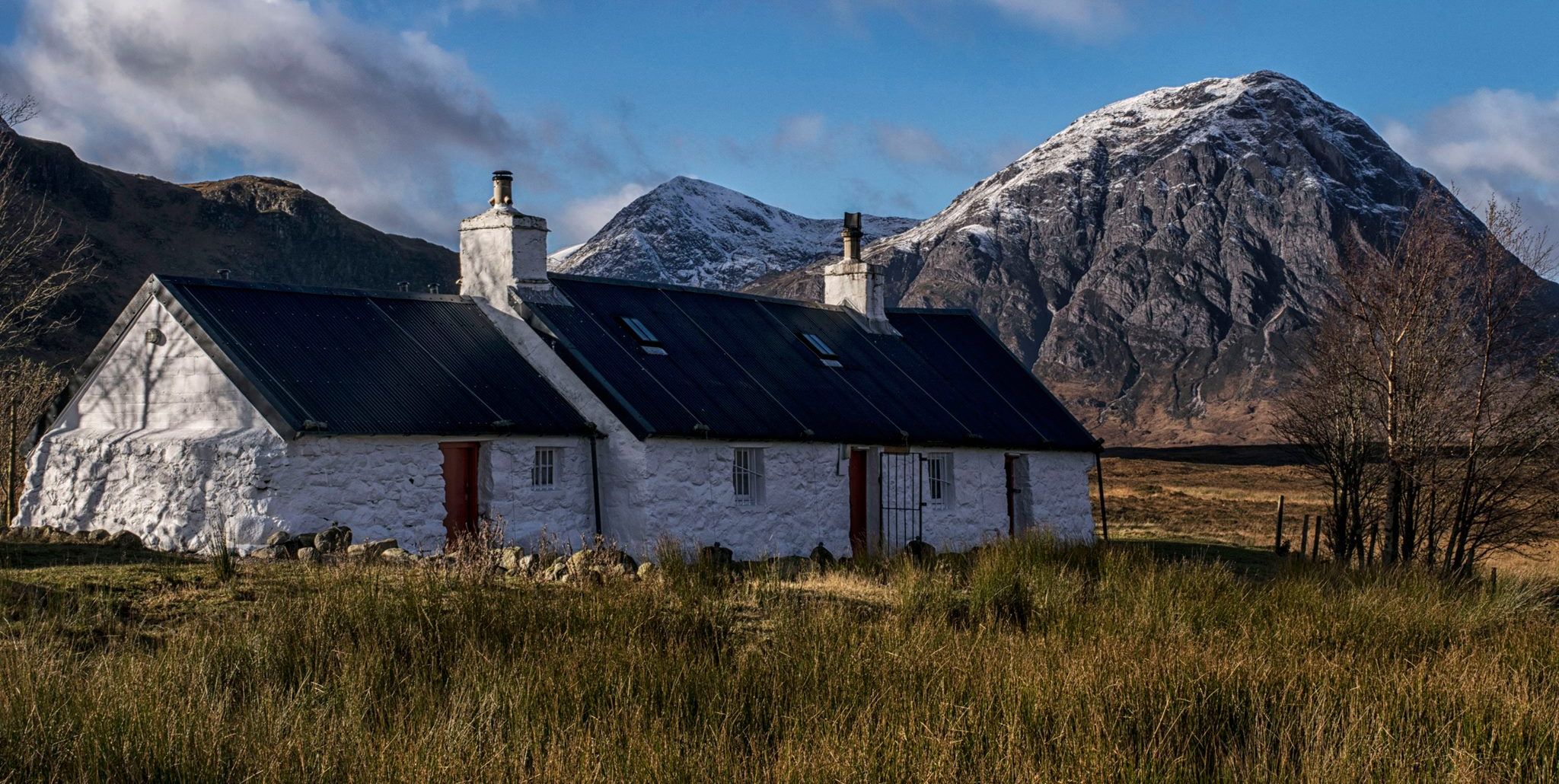 Black Rock Cottage and Buachaille Etive Mor in Glencoe