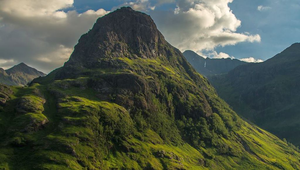 Buchaille Etive Beag ( The Little Shepherd ) in Glencoe in the Highlands of Scotland