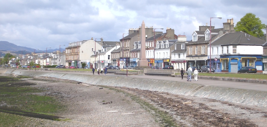 Waterfront at Helensburgh on the Firth of Clyde