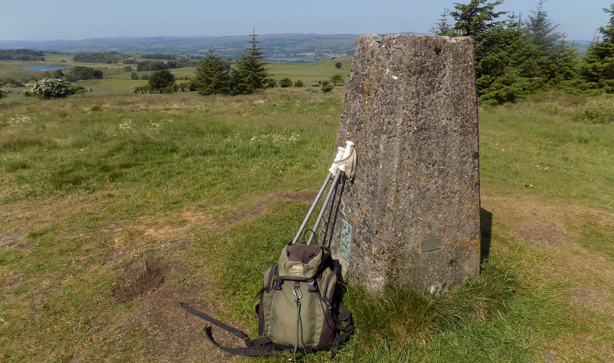 Trig Point on Broadfield Hill