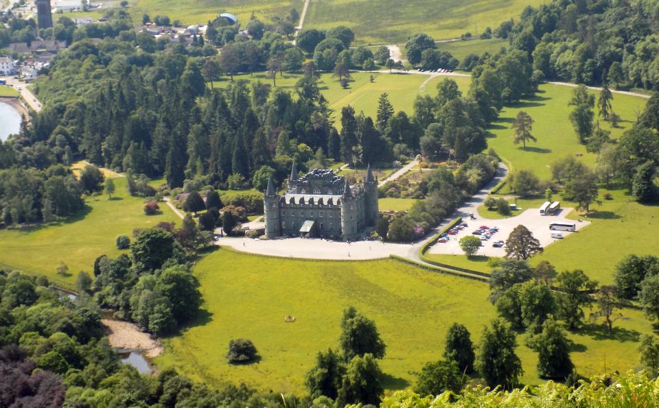 Inveraray Castle from Dun na Cuaiche