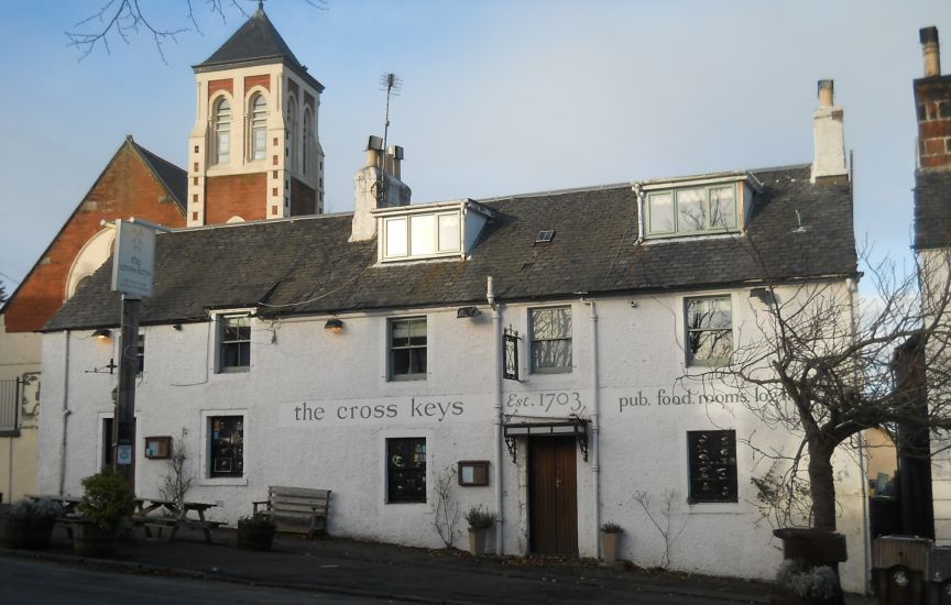 Cross Keys Hotel in Fintry Road in Kippen