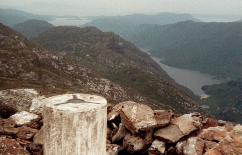 Looking west down Loch Morar from Sgurr nan Coireachan