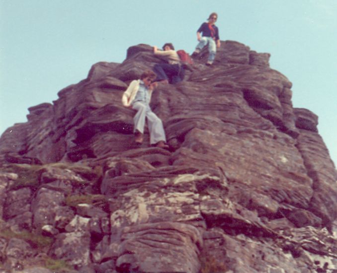 On traverse of Liathach summit ridge