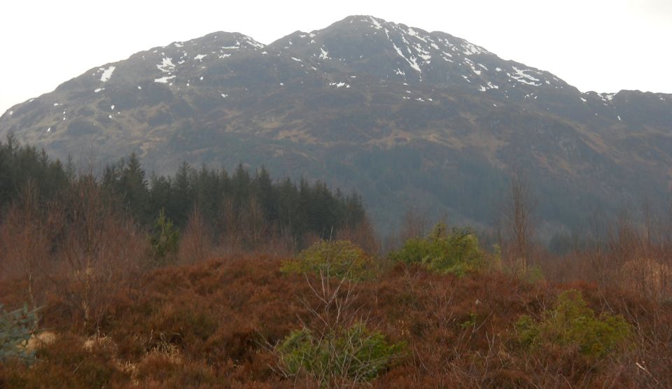 Ben Venue from Loch Achray trail