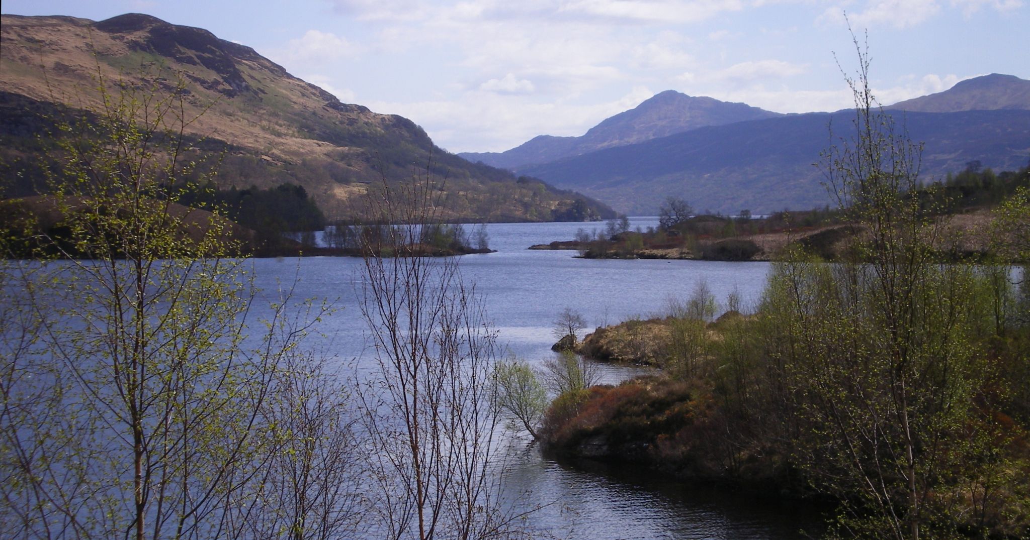 View down Loch Katrine