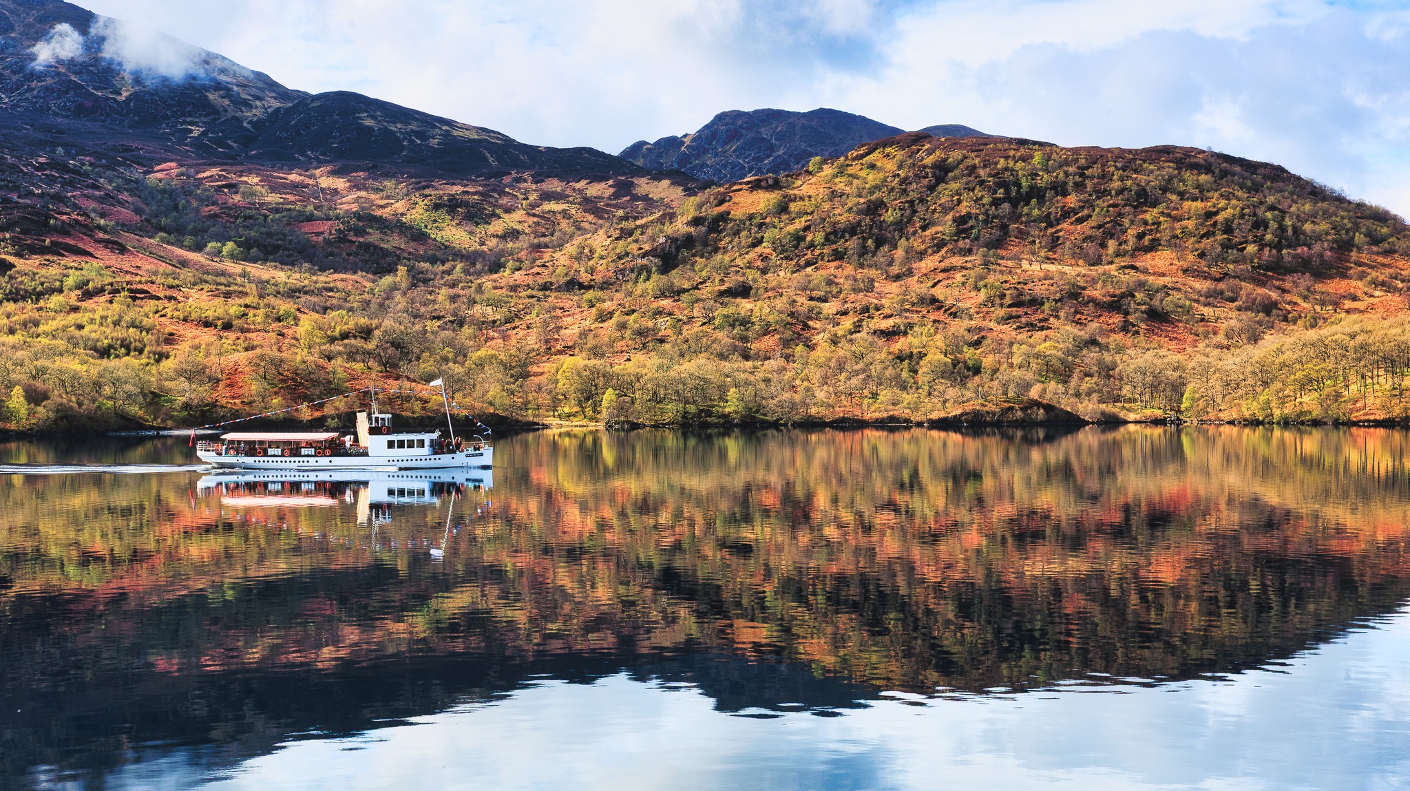 SS "Sir Walter Scott" on Loch Katrine