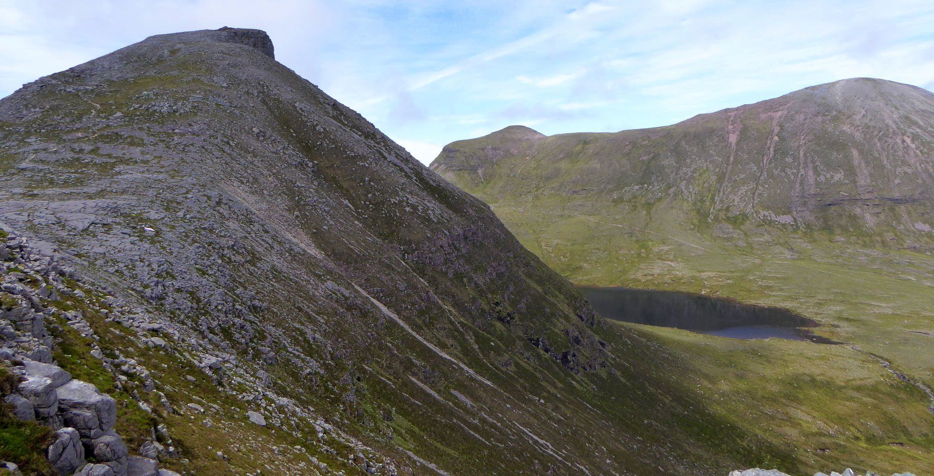 Spidean Coinich from Sail Gharbh on Quinaig in Sutherland