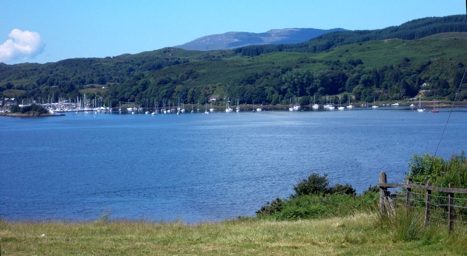 Ardfern on the West Coast from the road to Oban