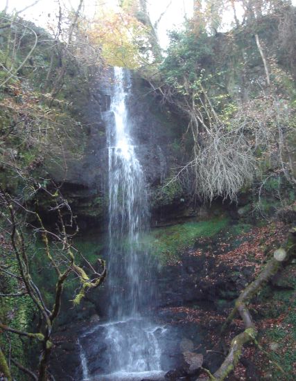 Waterfall in Gleniffer Braes Country Park