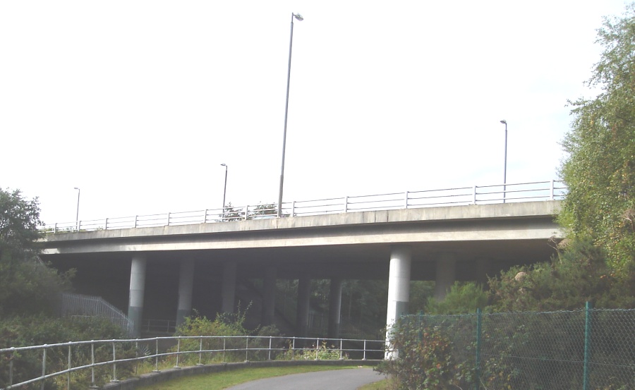 Motorway Bridge over the White Cart River in Pollok Country Park