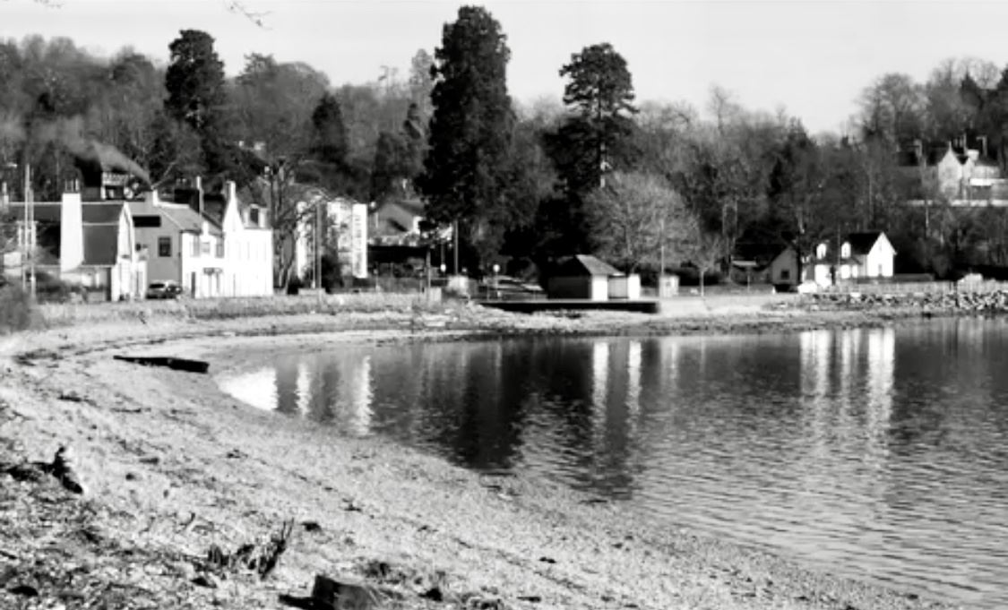 Old photo of Rhu on the Firth of Clyde