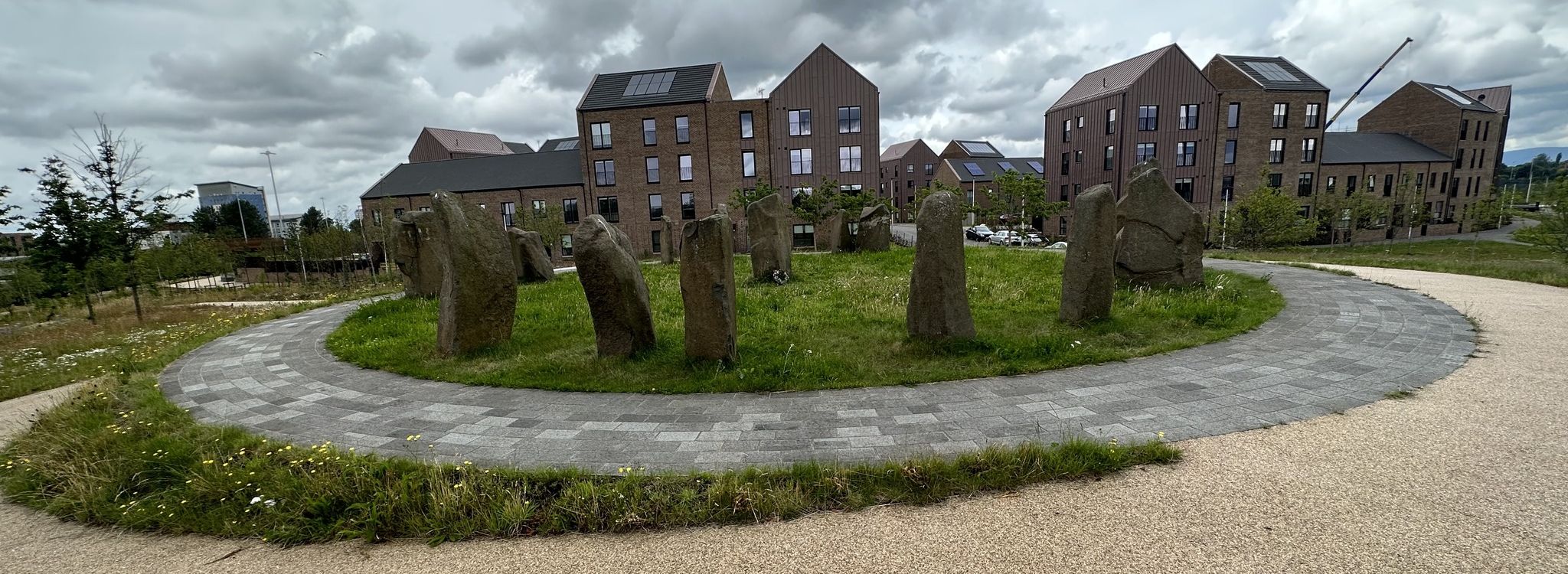 Standing Stone Circle in Sighthill