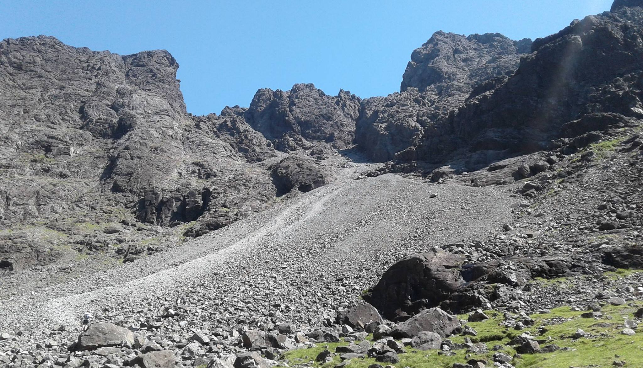 Sgurr Mhic Choinnich and Great Stone Chute