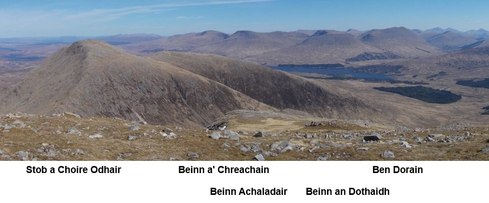 Panorama from Stob Ghabhar