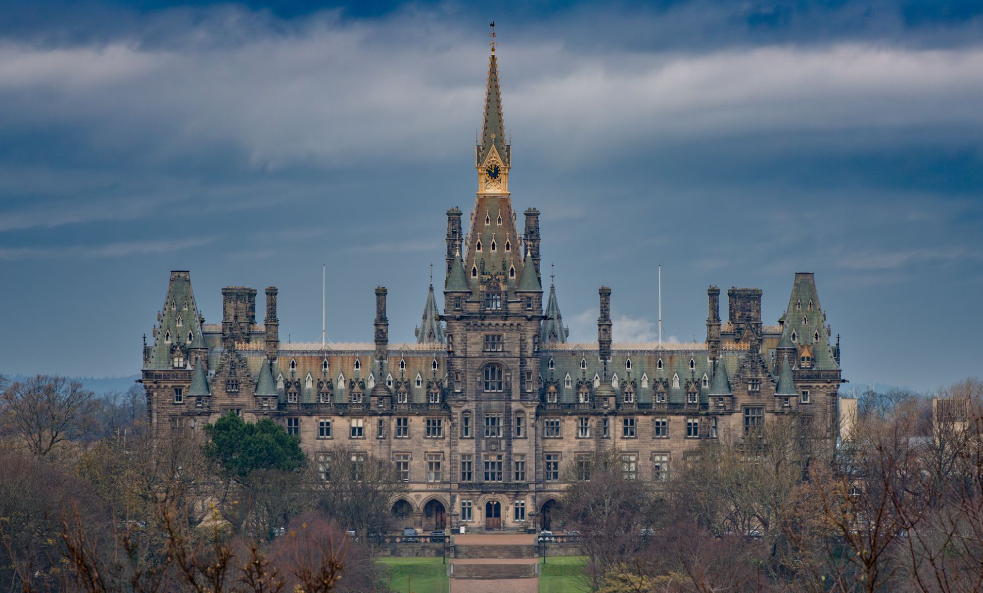 Fettes College on return from Newhaven