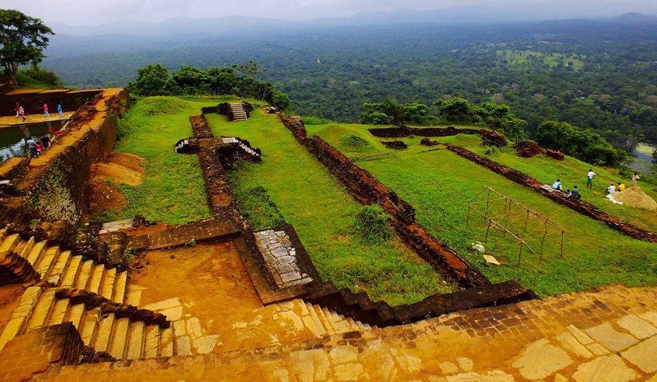 Fortress City on summit of Sigiriya Rock