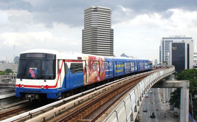 Sky Train in Bangkok