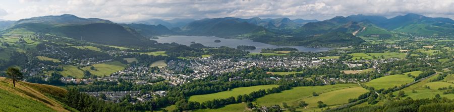 Keswick in the Lake District of NW England