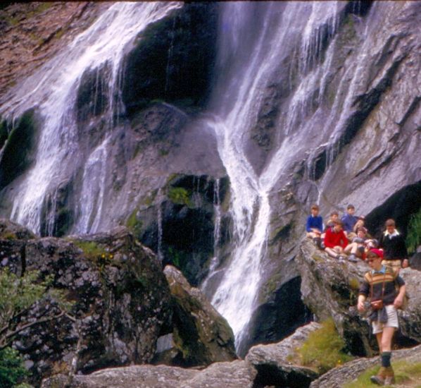 Waterfall in County Wicklow