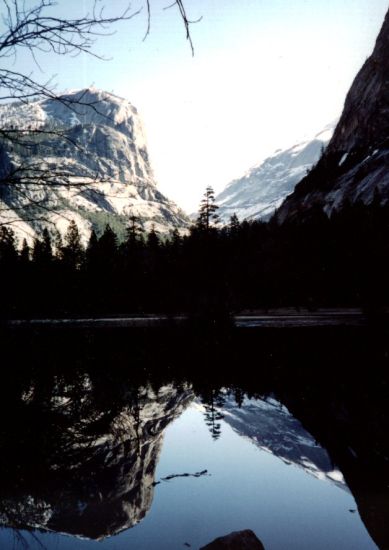 Mirror Lake in Yosemite Valley