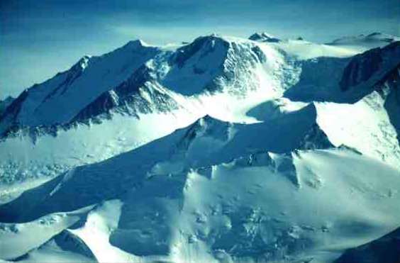 Vinson Massif ( 4897 metres, 16066 feet ) - the highest mountain on the continent of Antarctica